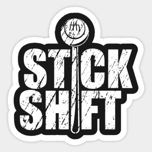 Stick Shift Sticker